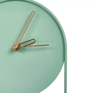 Wall Clock SALVAN Metal Light Green