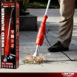 Dekton 2000W Electric Weed Burner Killer Wand Hot Air Blaster Torch