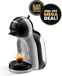 De'longhi Delonghi EDG155.BG Dolce Gusto Mini Me Pod Coffee Machine Coffee Maker Nescafe Grey/Silver - Refurbished | Direct Vacuums