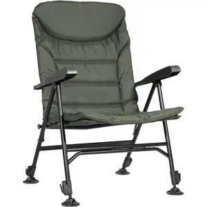 Versatile Reclining Water Resistant Fishing Chair with Adjustable Height for Outdoor Adventures