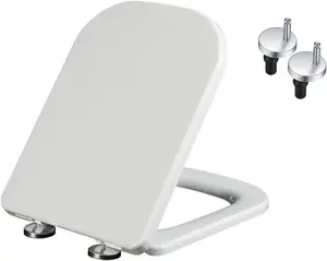 Square Soft Close Quick Release Toilet Seat