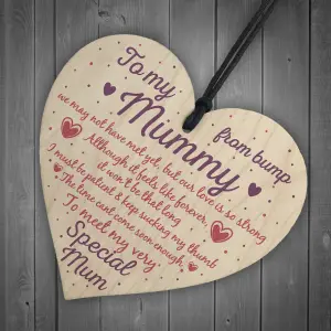 Red Ocean Mummy To Be Plaques Gifts From Bump BABY SHOWER Baby Girl Boy Present Keepsake