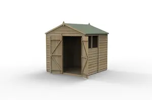 4LIFE Apex Shed 7x7 - Double Door - 2 Window