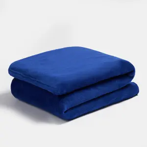 Ultra Soft Blanket Throw Warm Flannel Fleece, Blue - 100 x 120cm