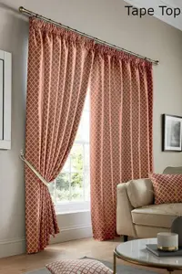 Cotswold Fully Lined Ready Made Pencil Pleat Taped Top Curtains