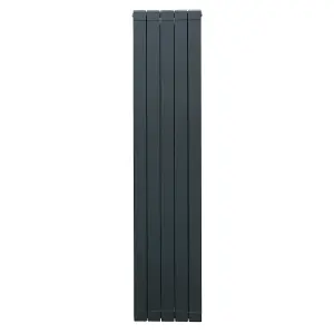 Aluminium Radiator - 1800mm x 395mm - Anthracite Grey