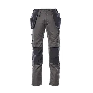 Mascot Unique Lightweight Trousers with Holster Pockets (Dark Anthracite/Black)  (46.5) (Leg Length - Regular)