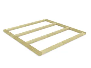 Wooden shed bases 6x6 (W-180cm x D-177cm), made of 38mm x 63mm