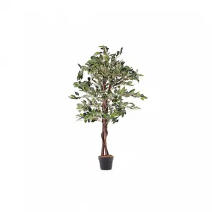 Oypla Artificial Ficus Tree Plant 120cm Indoor Outdoor Garden Decoration