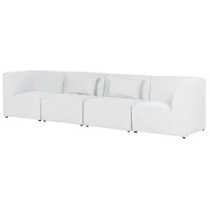 4 Seater Modular Jumbo Cord Sofa Off White LEMVIG