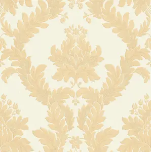 Galerie Ornamenta 2 Gold Classic Damask Embossed Wallpaper