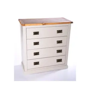 Loreo 4 Drawer Chest of Drawers Bras Drop Handle