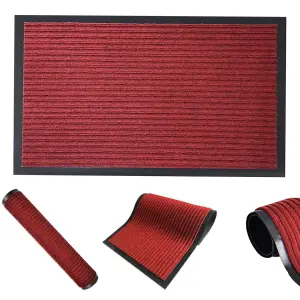 Non Slip Rubber Door Mat  Indoor & Outdoor Anti Skid Floor Entrance Carpet for Home