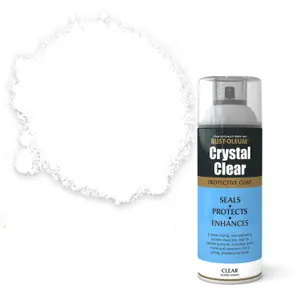 Rust-Oleum Crystal Clear Gloss Lacquer Spray paint, 400ml