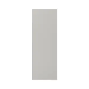 GoodHome Stevia Matt Pewter grey slab Tall End panel (H)900mm (W)320mm