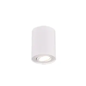 Luminosa Cookie Modern Surface Mounted Downlight White Matt - UK Stock