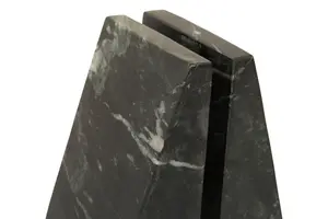 Maison by Premier Marris Set Of Two Black Marble Bookends