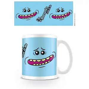 Rick And Morty Face Mr Meeseeks Mug Blue (One Size)