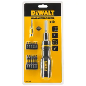 DeWalt 11 Piece Full fit telescopic ratcheting multi-bit screwdriver set