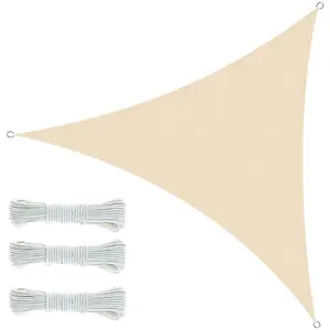 Triangle Waterproof Sail Shade - Beige