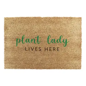 Plant Lady Lives Here Doormat (90 x 60cm)