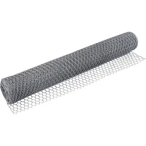 10m x 90cm x 25mm Galvanised Steel Chicken Garden Wire Netting or Fencing