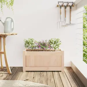 Berkfield Garden Planter 60x31x31 cm Solid Wood Pine