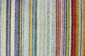 Villa Collection Striped Design Rug in Multicolour