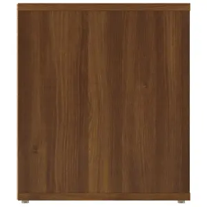 Berkfield TV Cabinet Brown Oak 100x35x40 cm Engineered Wood