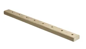 Richard Burbidge Elements Oak Landing Baserail, (L)2.4m (H)28mm