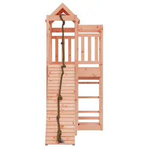 Berkfield Playhouse with Climbing Wall Solid Wood Douglas