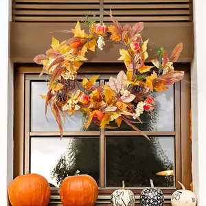 180cm Length Garland Halloween Pumpkin Artificial Garland Decoration