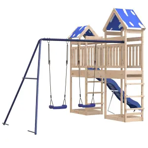 Berkfield Outdoor Playset Solid Wood Pine