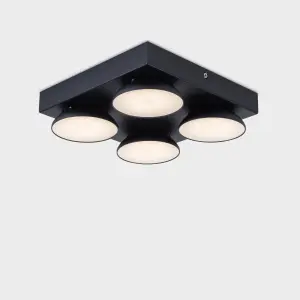 Harper Living 4 light LED Spot Light, Black