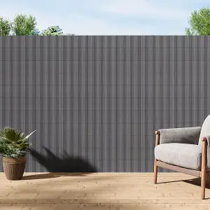 150cm W x 300cm L Sun-blocked Privacy Fence Screen Panels Dark Grey