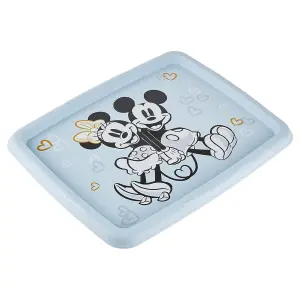 Keeeper Mickey Mouse Turn Around Stackable Box with Lid 30 Litre Cloudy Blue