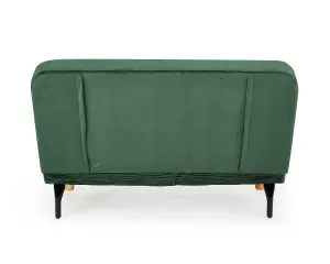 Keller Green Velvet double Futon Sofa Bed