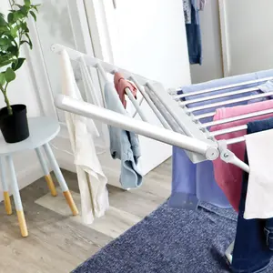 Foldable X-Frame Heated Airer With Cover