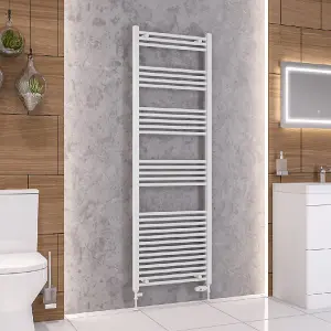 Aquarius Wendover Straight Multirail Towel Radiator 1800mm x 600mm White AQ41.0030