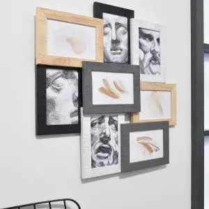 nielsen Accent 3D Collage Frame for 8 photos 10x15 cm, Wood Frame