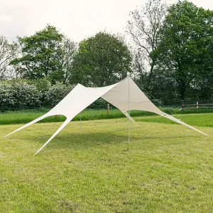 The Orchard Shelter Hexagonal shaped shelter 5m x 4.4m Cotton Canvas