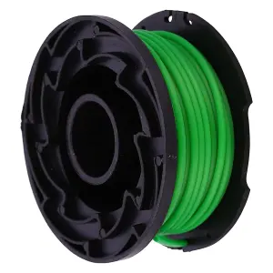 SPARES2GO Spool & Line Refill compatible with Black + Decker GL7033 GL8033 GL9035 STB3620L Grass Strimmer Trimmer