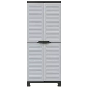 Berkfield Plastic Cabinet 68x39x171.5 cm