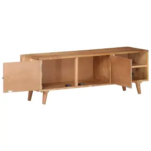 Berkfield TV Cabinet 115x30x39 cm Solid Acacia Wood