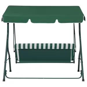 Patio Swing CHAPLIN Metal Green