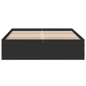 Berkfield Bed Frame without Mattress Black 120x190 cm Small Double