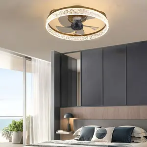 Kappa 48cm Ceiling Fan with LED Lights Gold