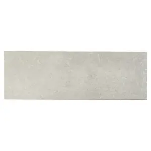 Metal ID Light grey Matt 3D decor Concrete effect Textured Ceramic Indoor Wall Tile, Pack of 8, (L)600mm (W)200mm