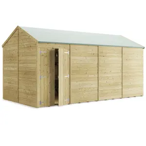 BillyOh Switch Tongue and Groove Apex Wooden Shed - 16x8 Windowless - 15mm Thickness