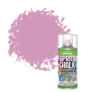 Rust-Oleum Decorative Pink Chalky Topcoat Spray paint, 150ml